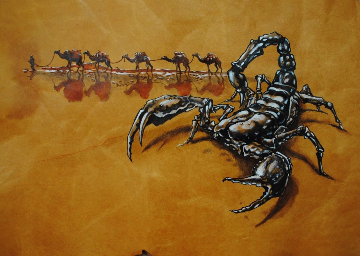 Скорпион арты