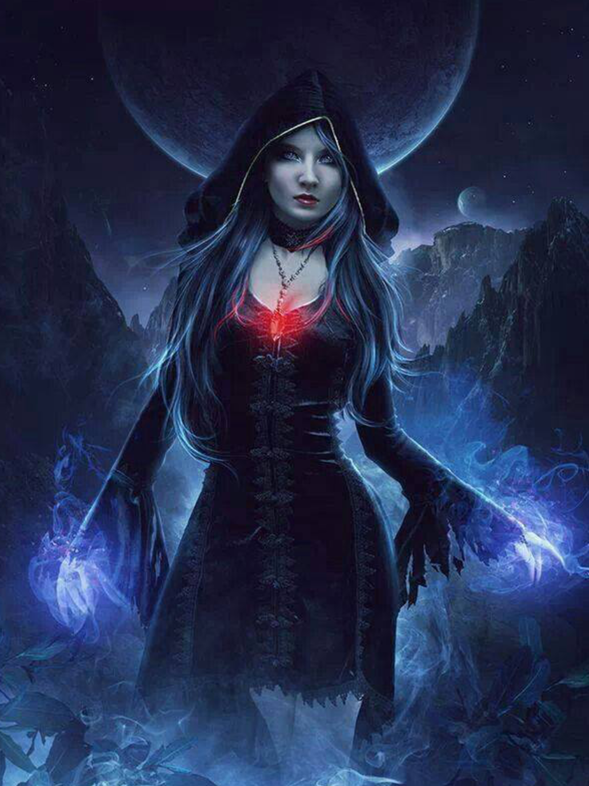 Девушка Хэллоуин арт