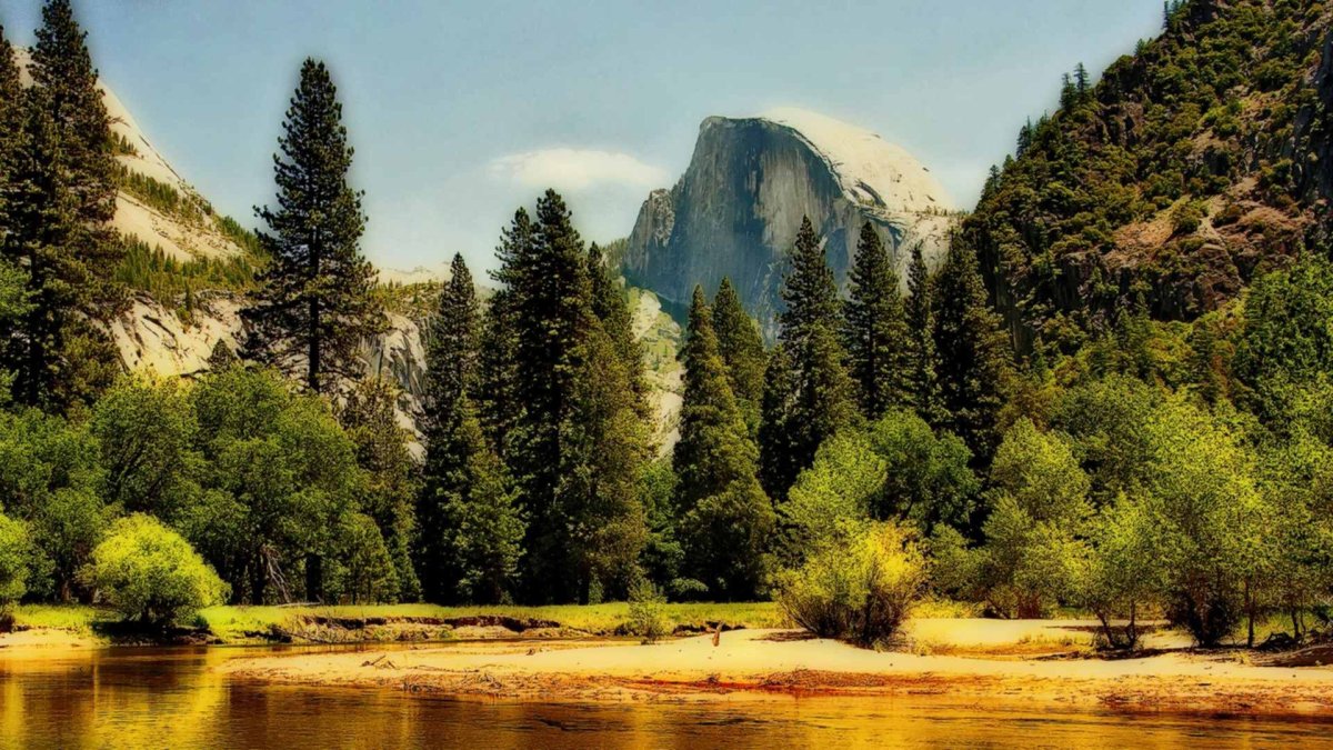 Утро озеро диджитал