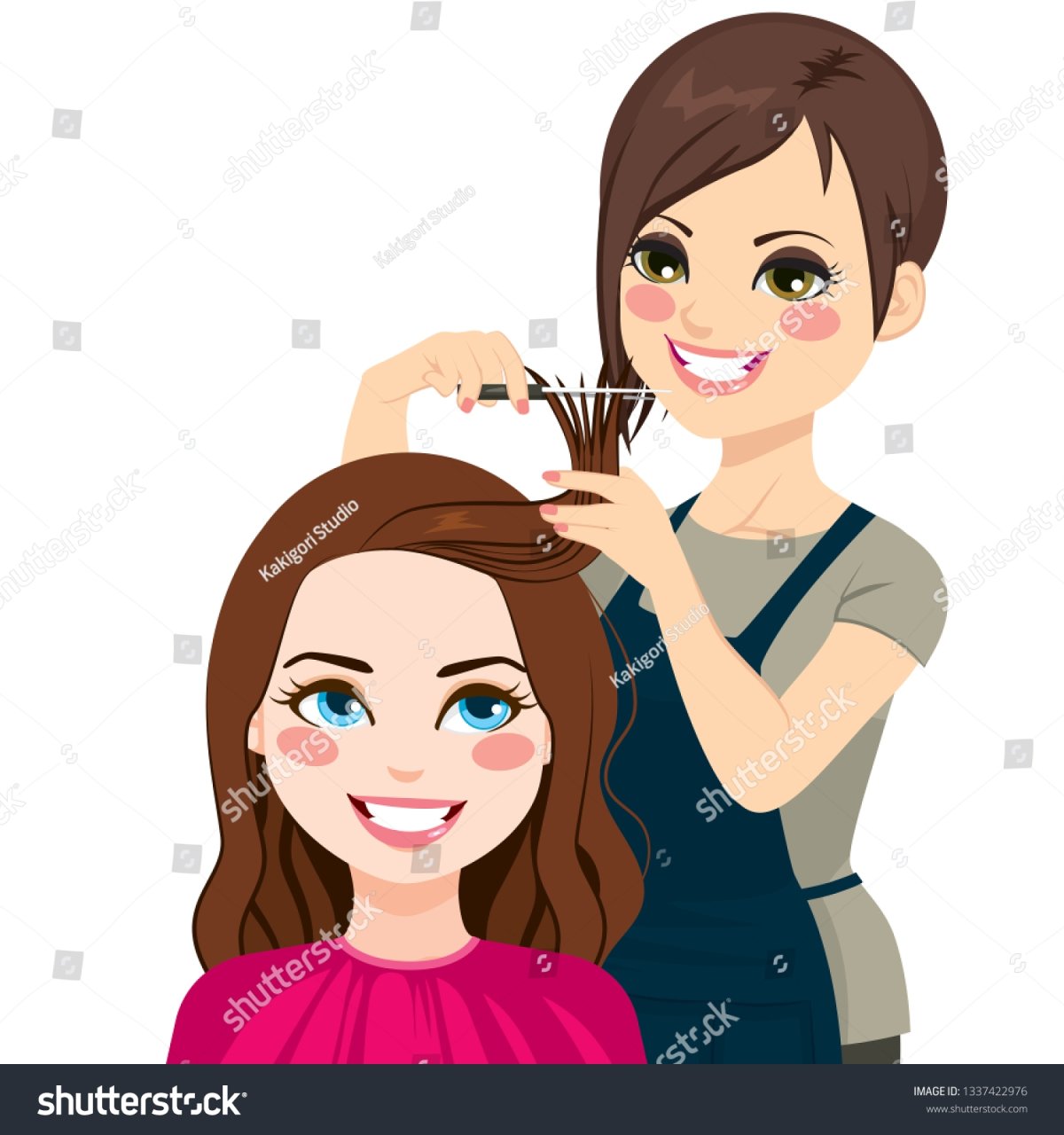 Парикмахер мультяшный