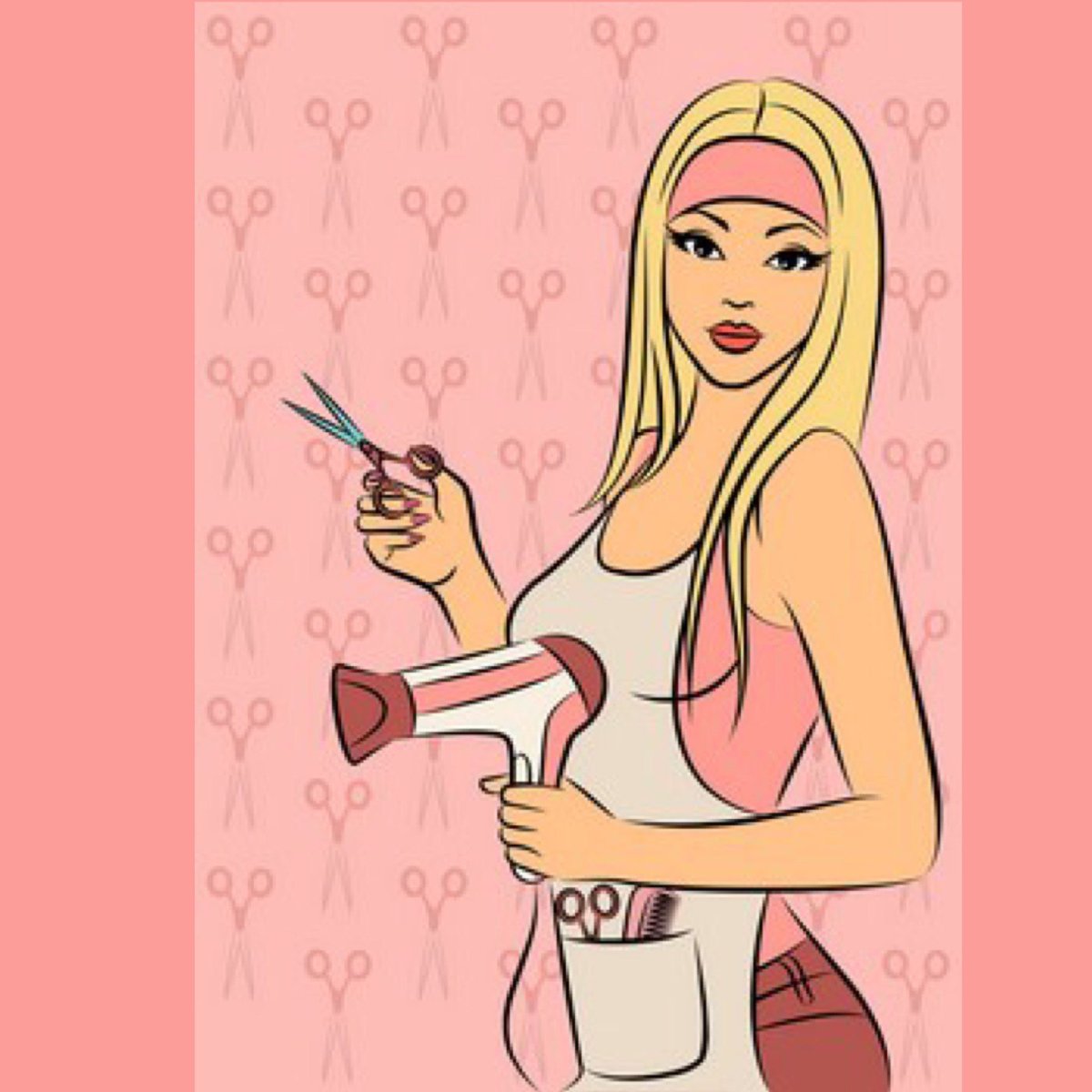 Парикмахер иллюстрация