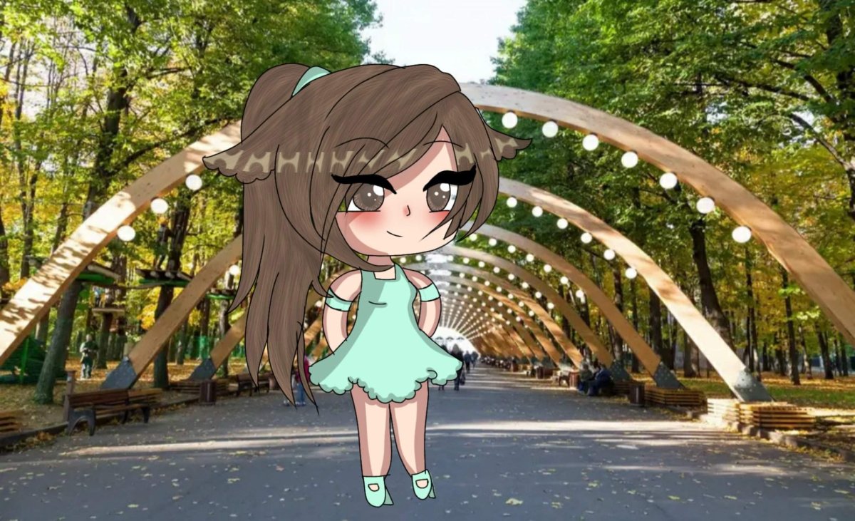 Улица парка гача лайф