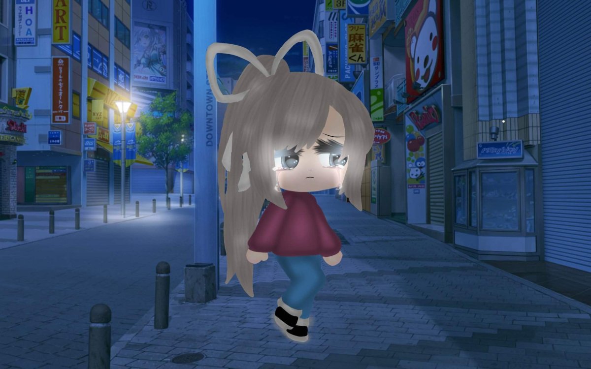 Тёмный переулок аниме гача лайф