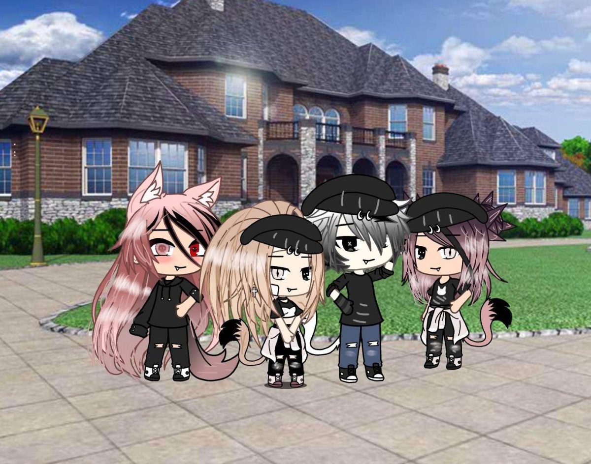 Переулок гача лайф фон