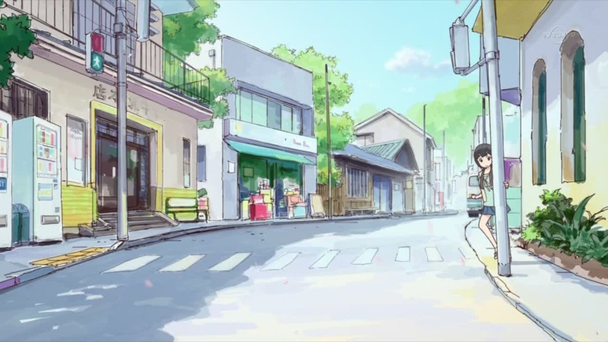 Анимированный фон улица