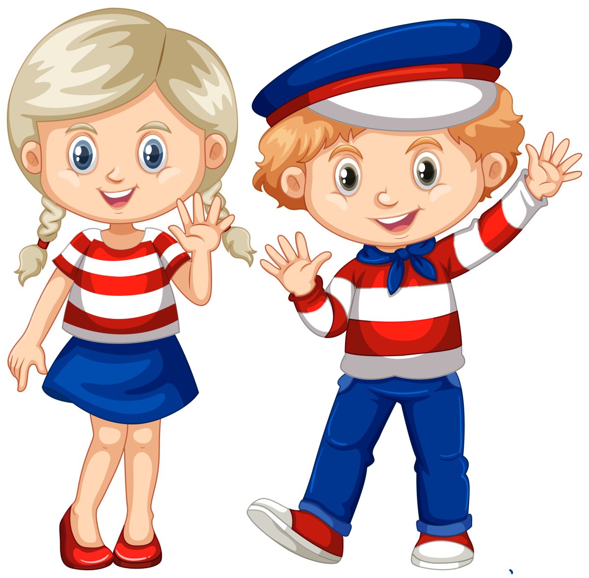 Мальчик с флажком