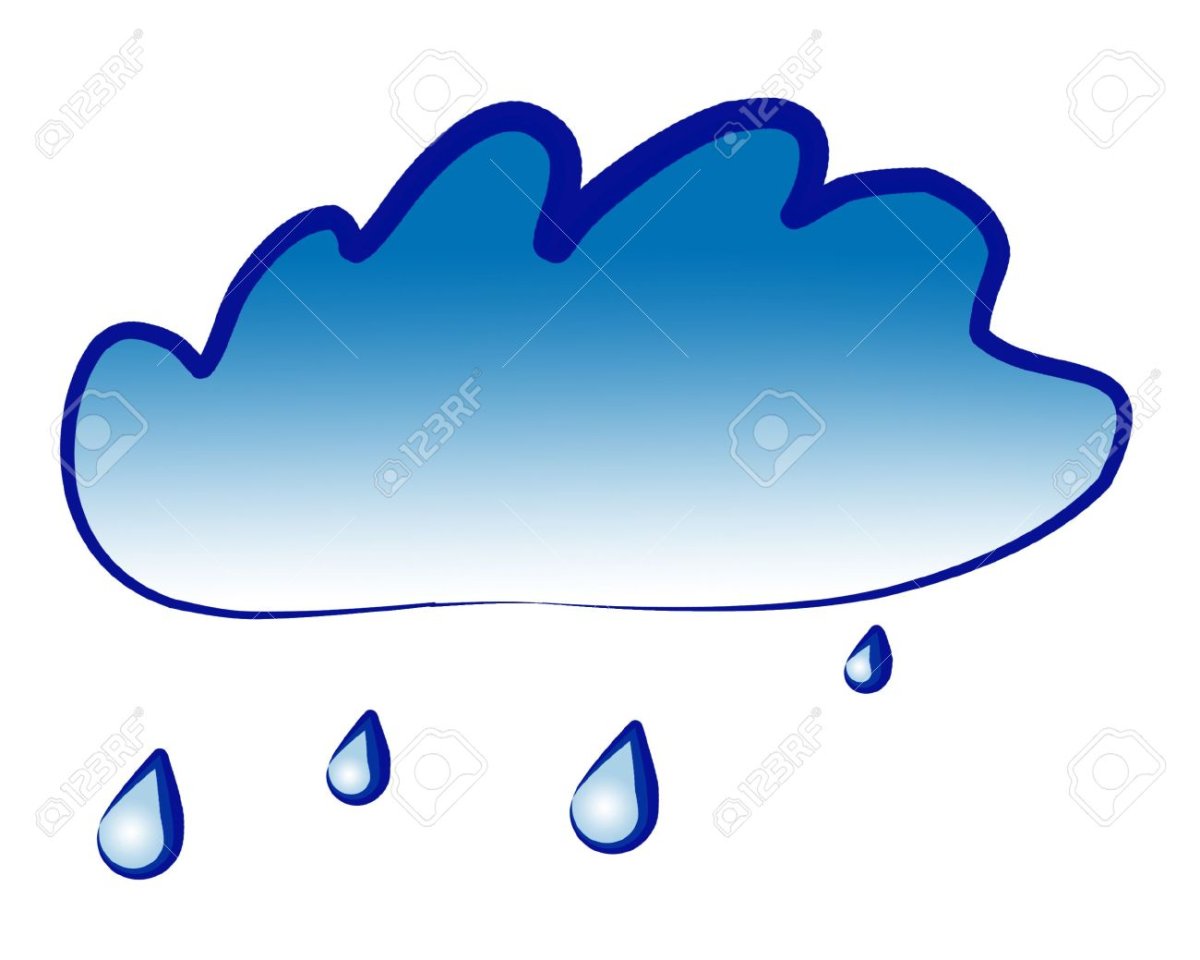 Тучка для рисования дождика