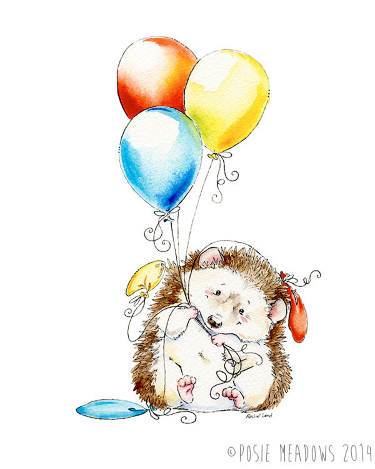 Ежик с шариком