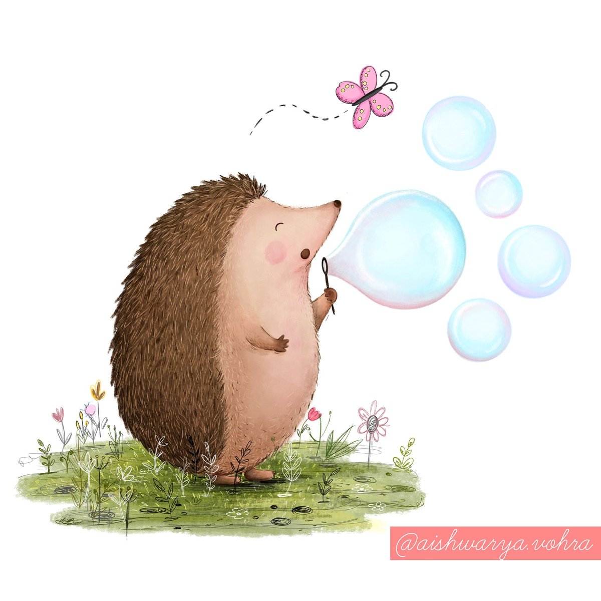 Ежики мультяшные милые