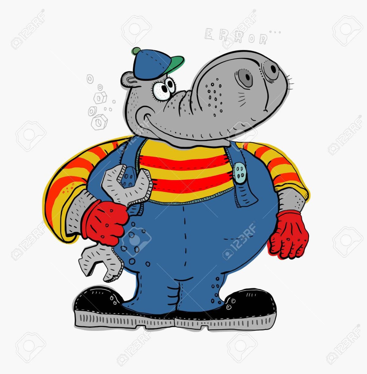 Бегемот в каске