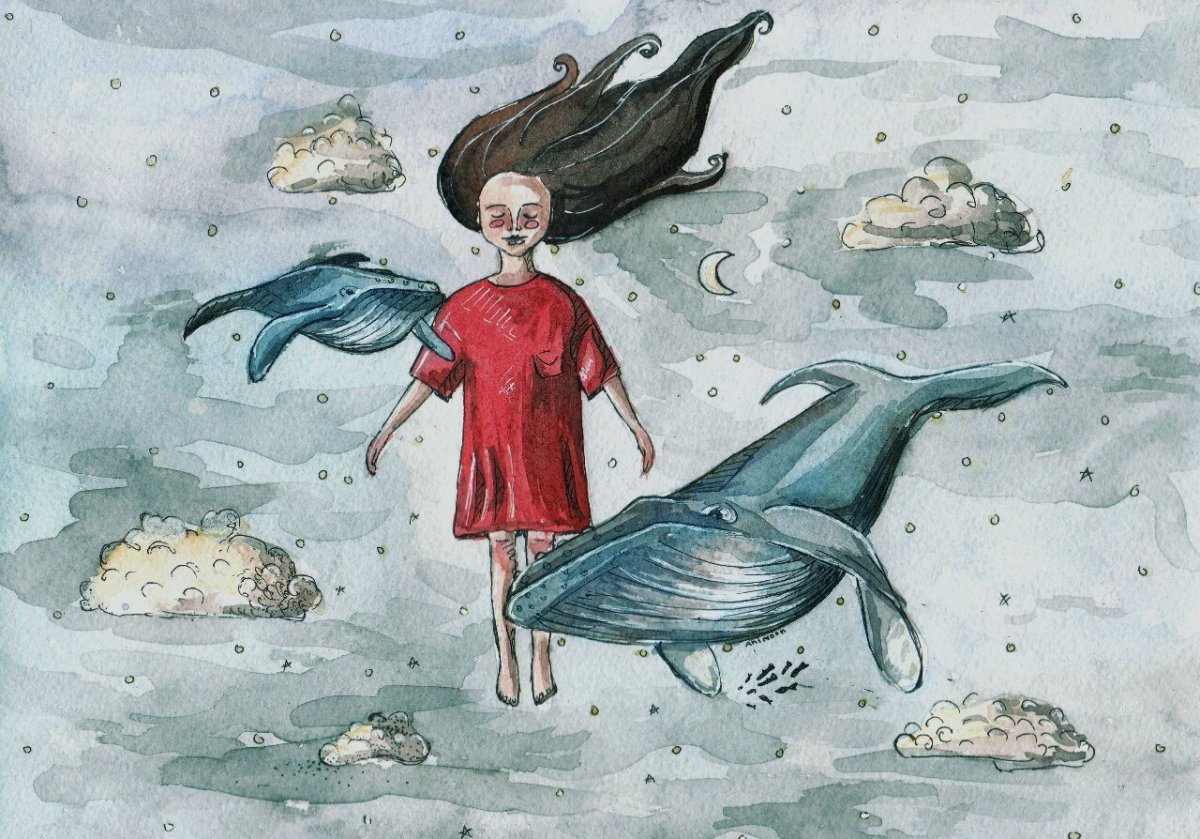 Девушка и кит