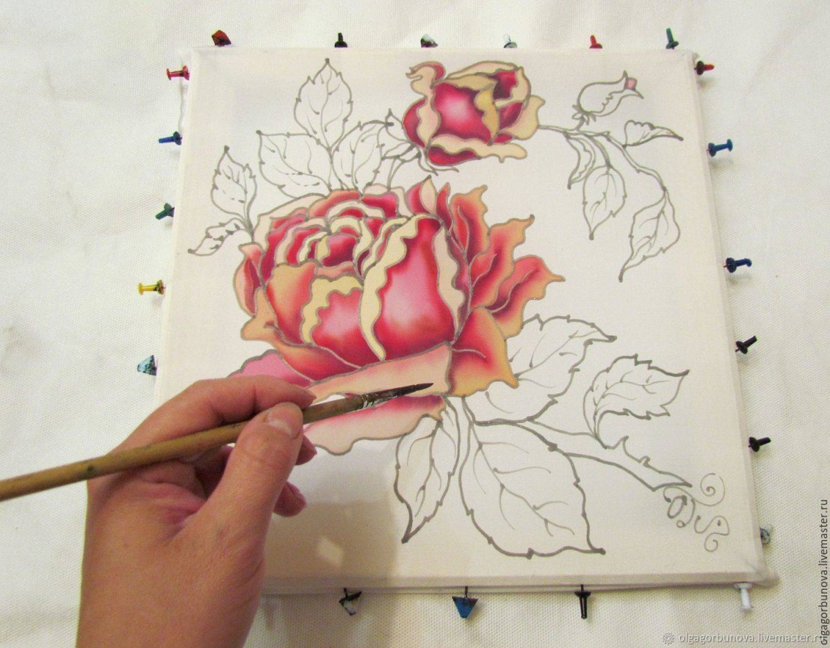 Эскизы для росписи по ткани