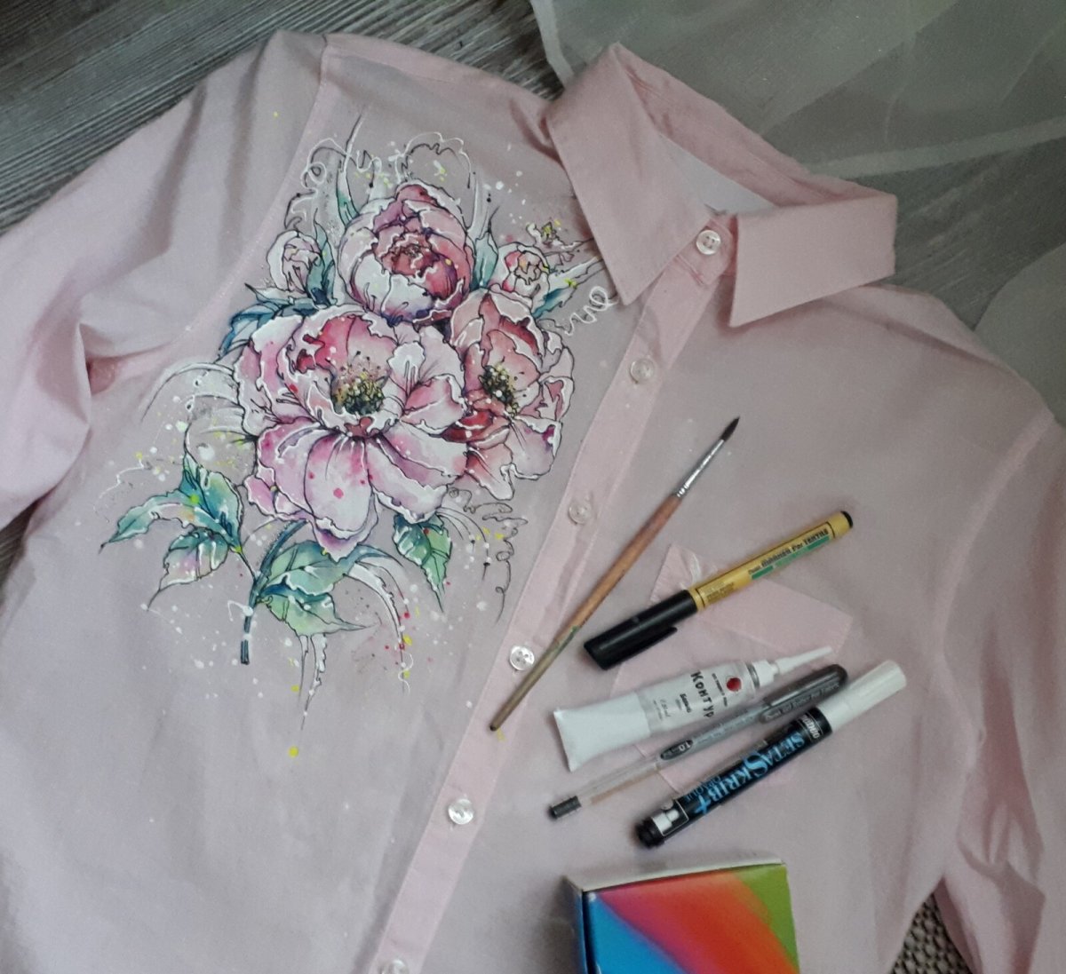 Батик роспись одежды