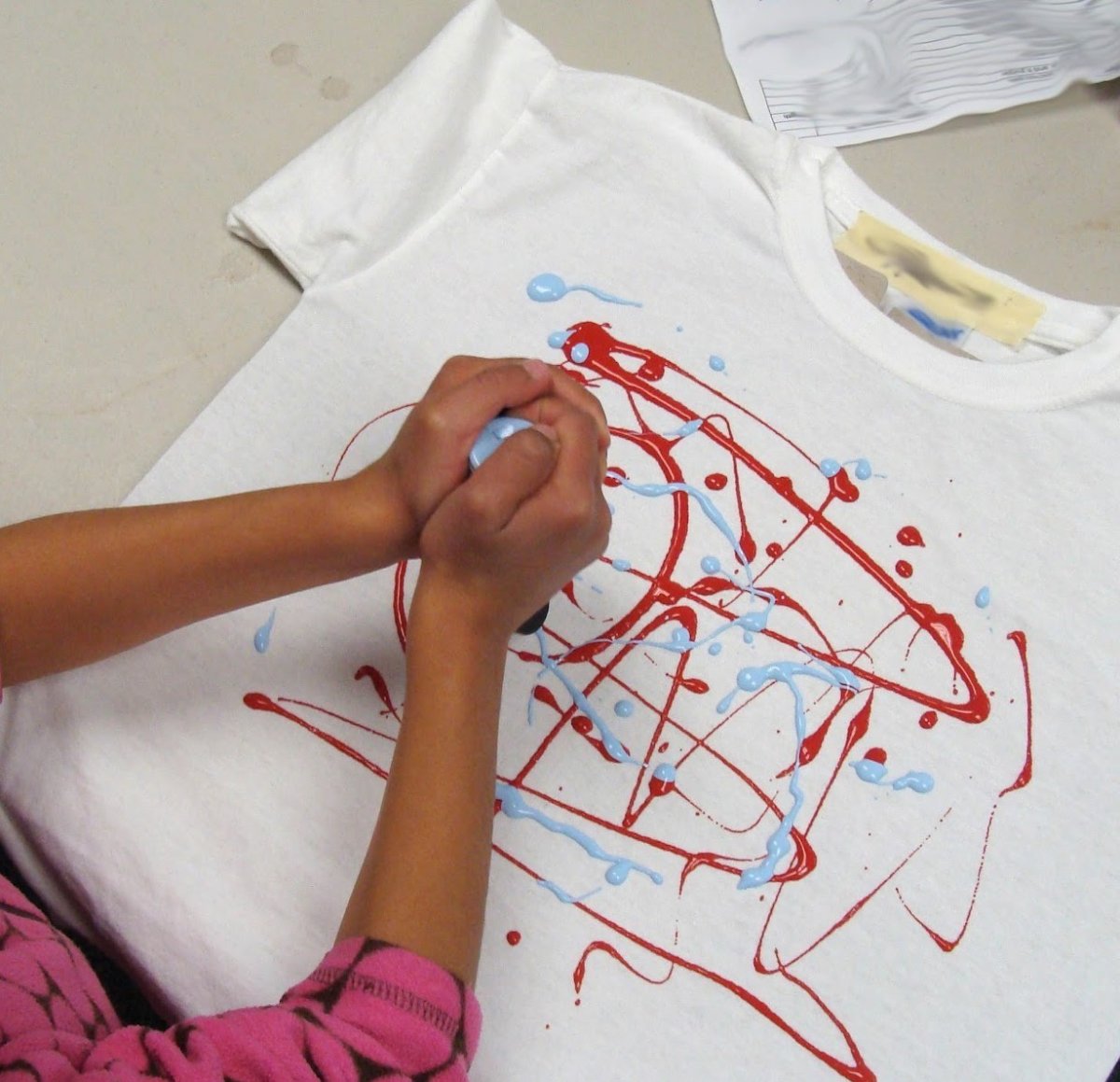 Роспись акрилом по ткани