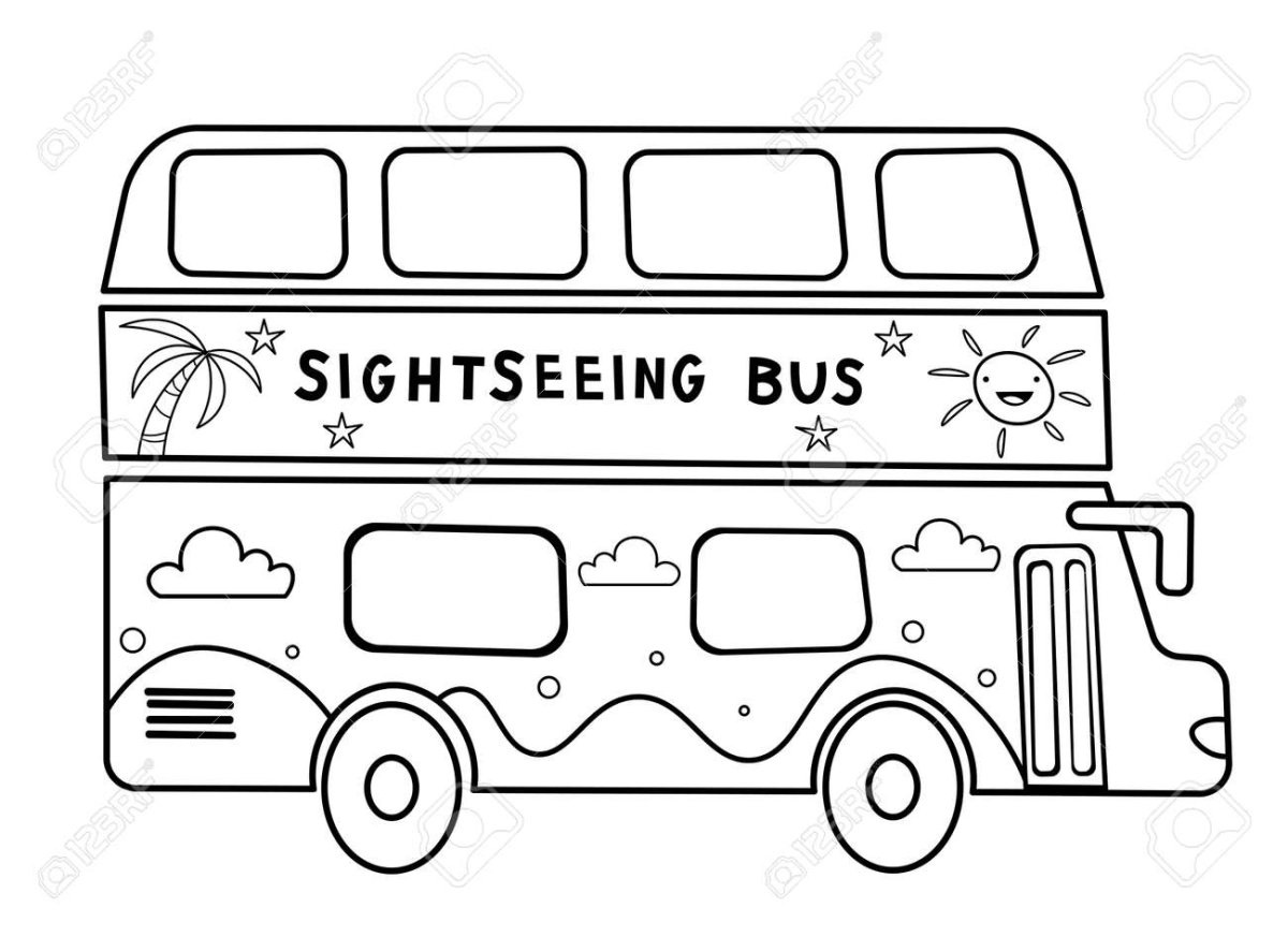 Раскраска Sightseeing Tour