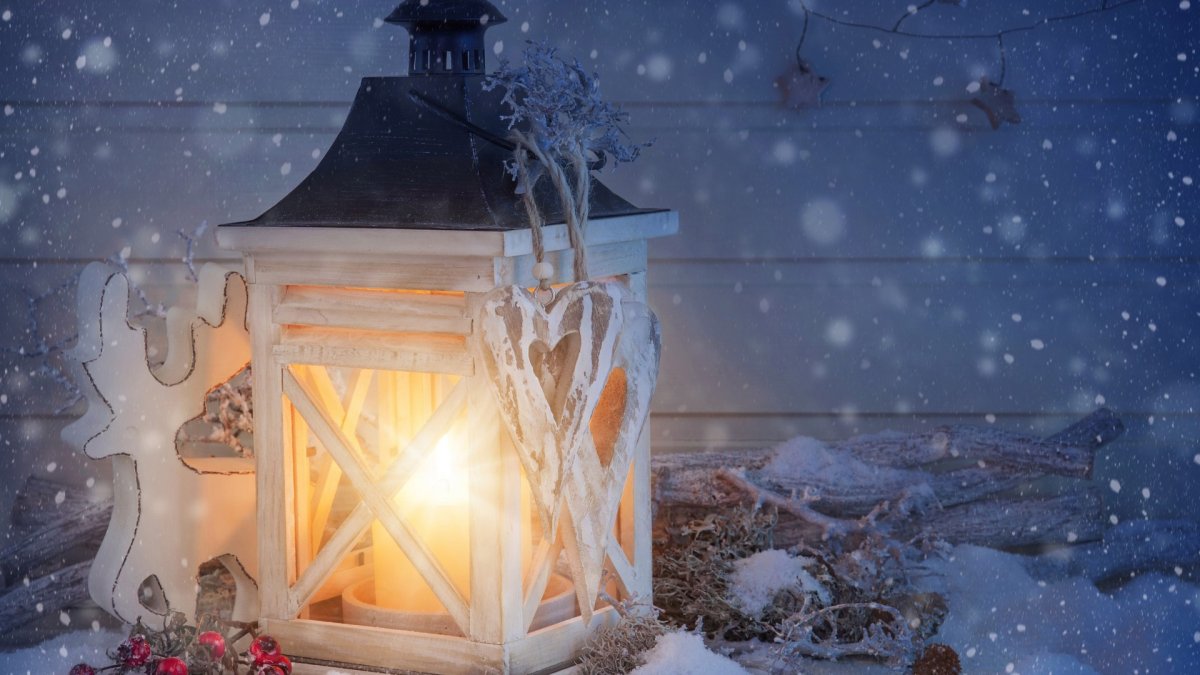 Красивая зима романтичная