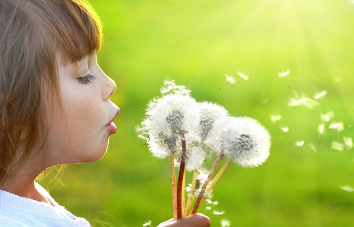 Девочка с одуванчиком