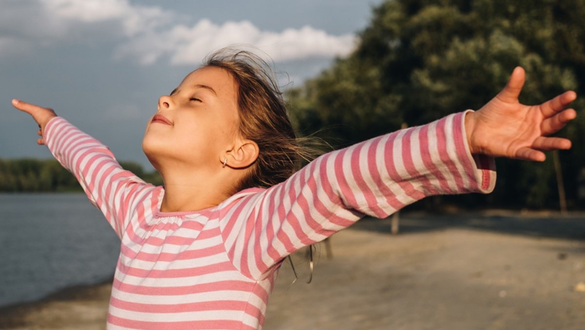 Ребенок дышит