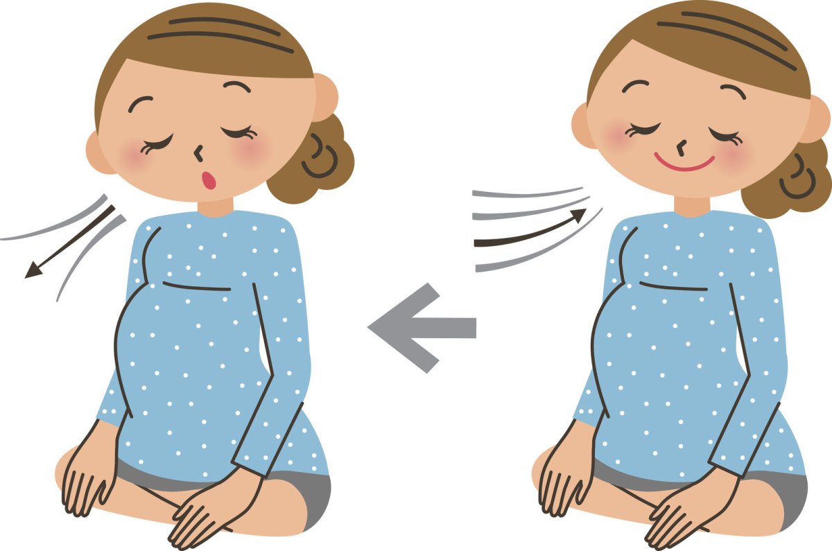 Дыхательные упражнения рисунок