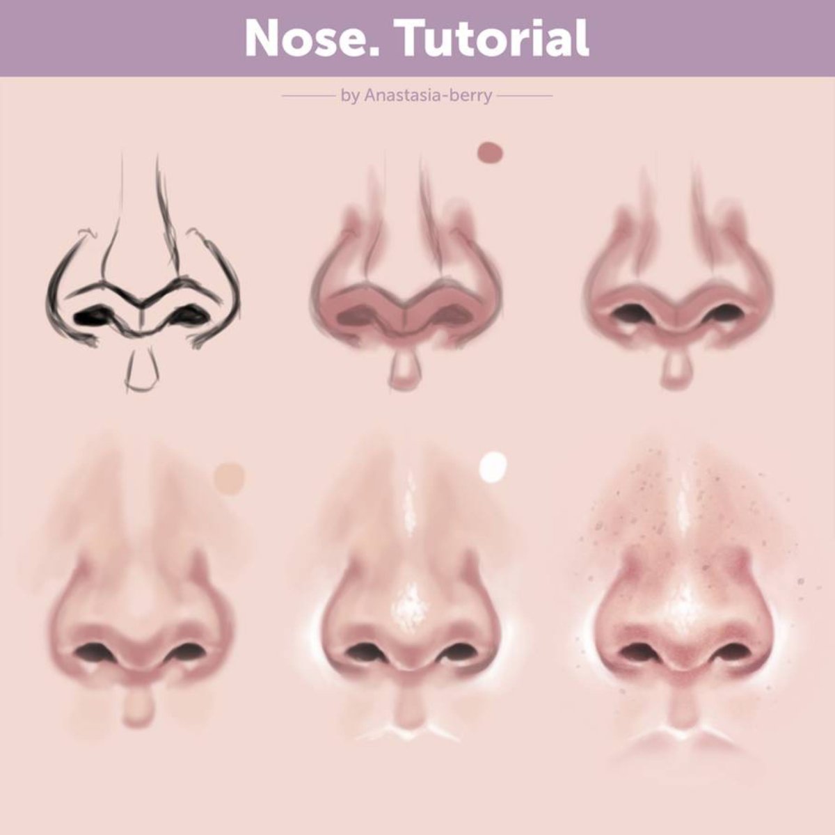 Наброски носа