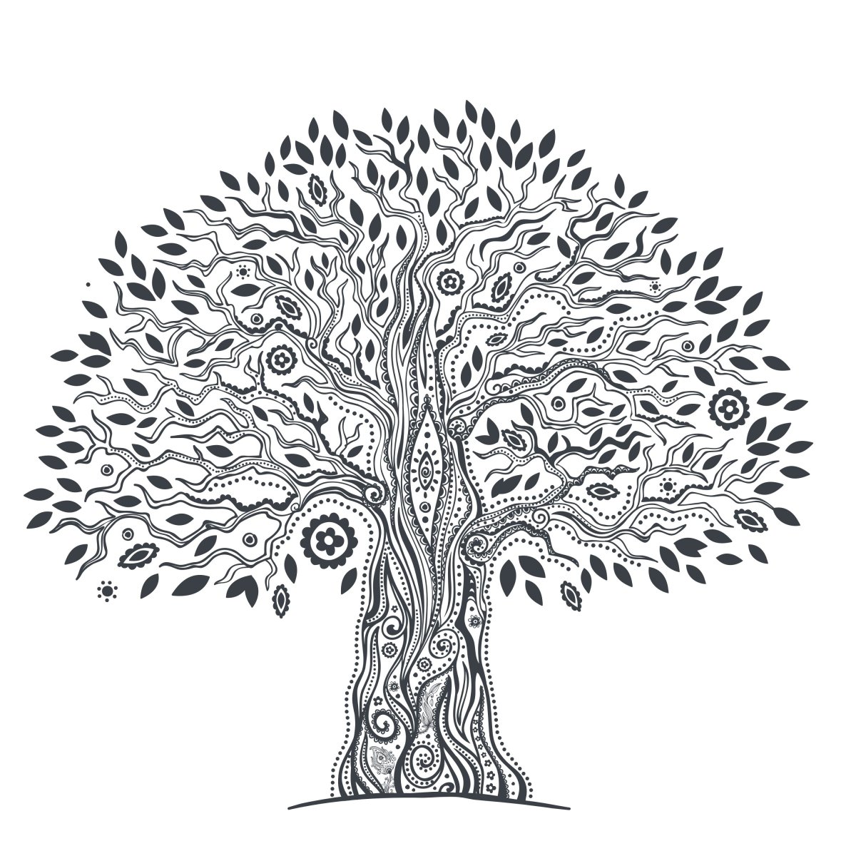 Зеленое дерево клипарт