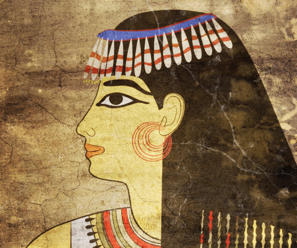 Древние египтяне в профиль