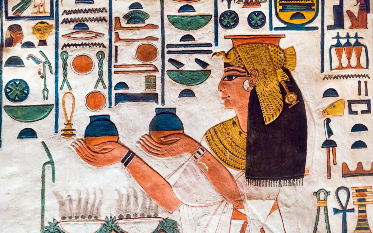 Наряд египтянки древнего царства Египта