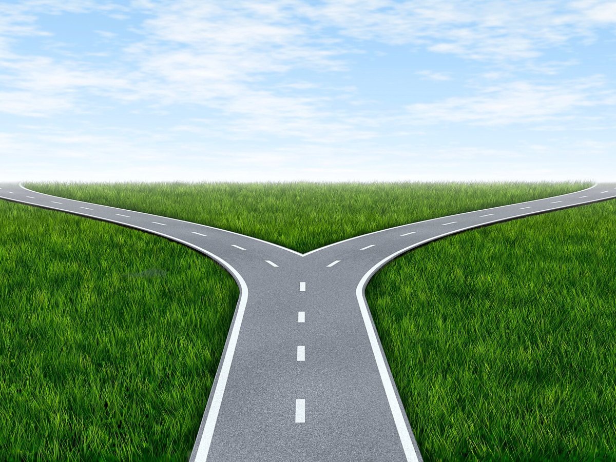 Две дороги выбор