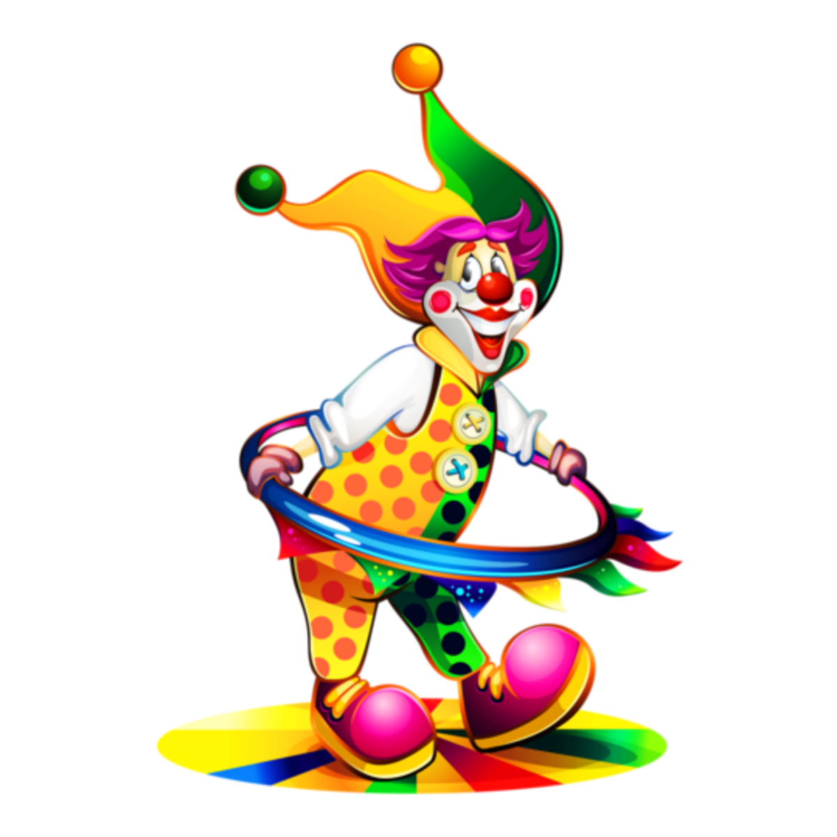 Рыжий клоун Веселые