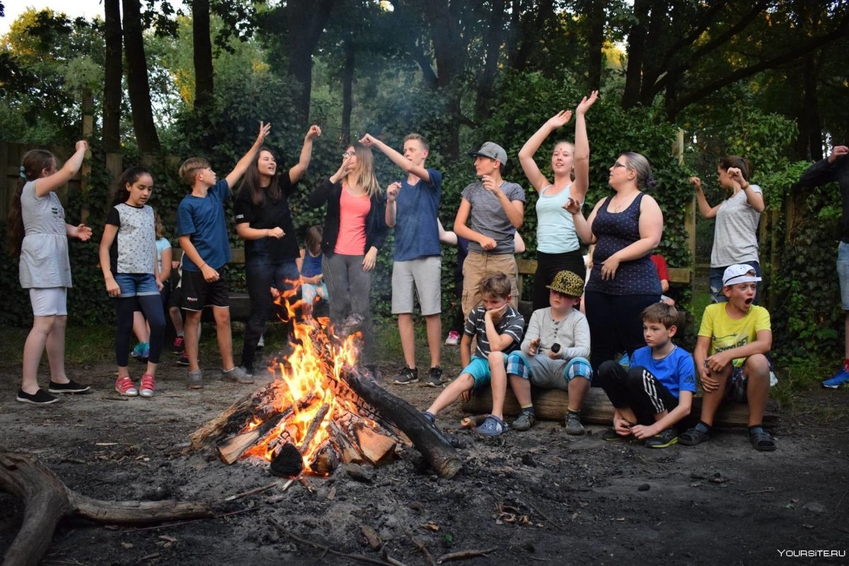Детский лагерь баннер