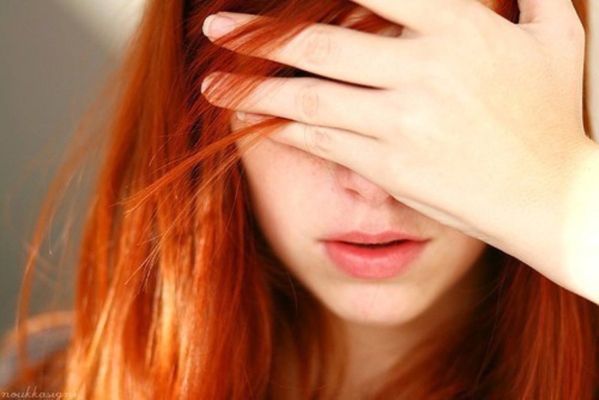 Лица девушек с рыжими волосами