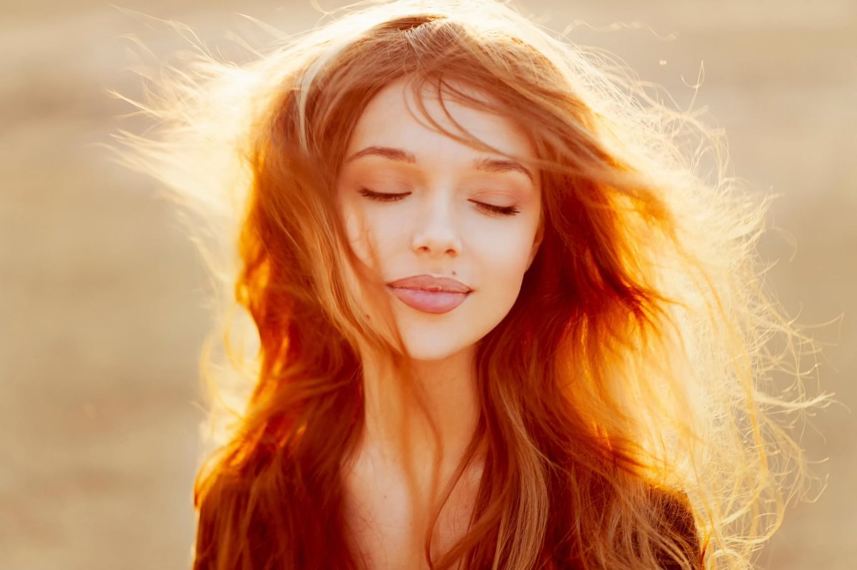 Анна Неврева модель рыжая