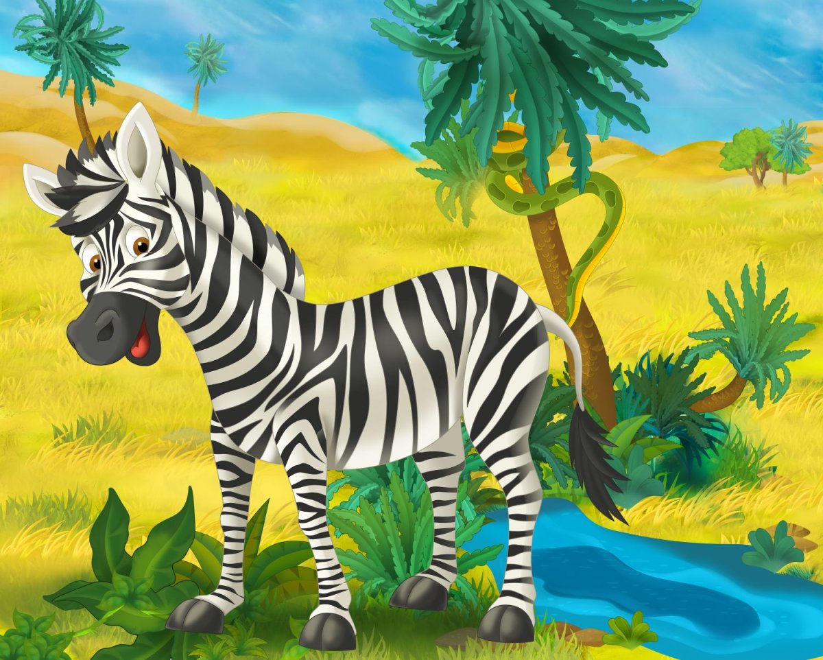 Животные жарких стран тематический комплект