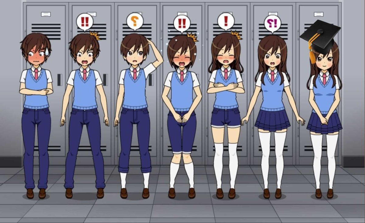 Мальчик превратился в девушку