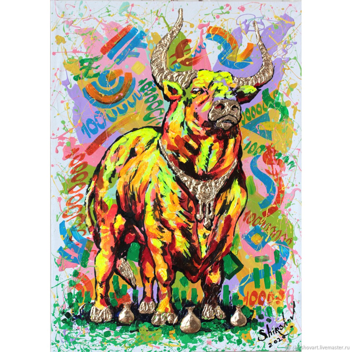 Золотой Телец живопись