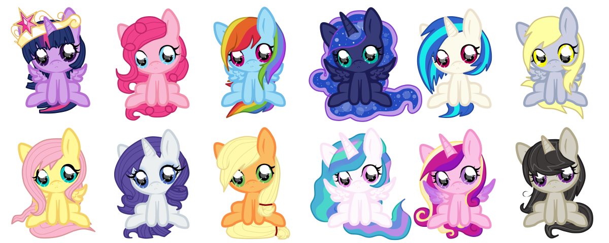 Картинки для срисовки милые пони