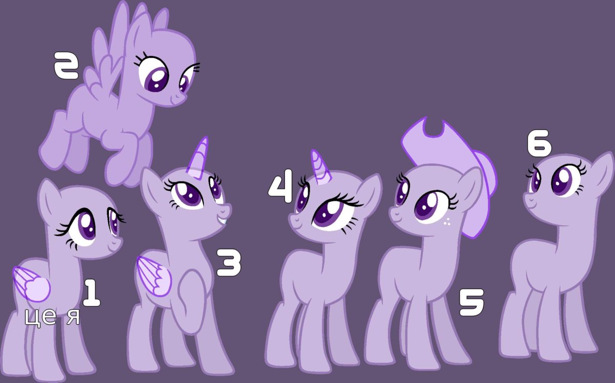 MLP Base 6 Pony