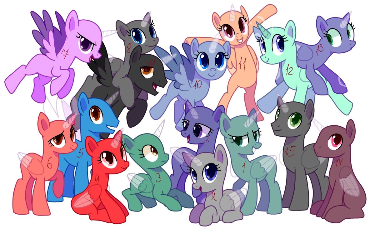 МЛП базы 6 пони