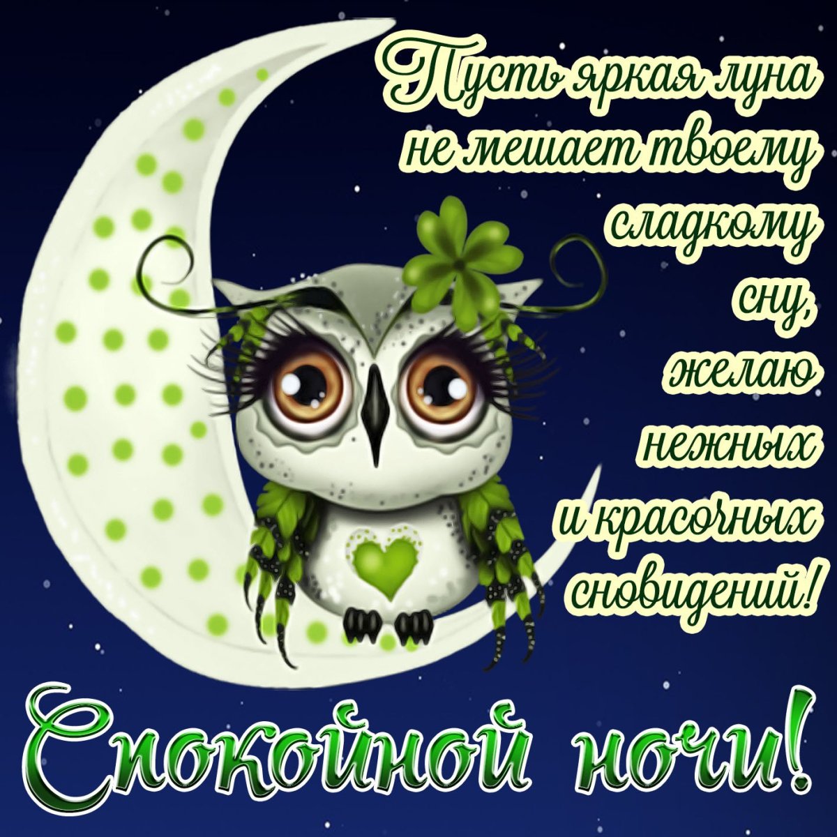 Спокойной ночи прикольные