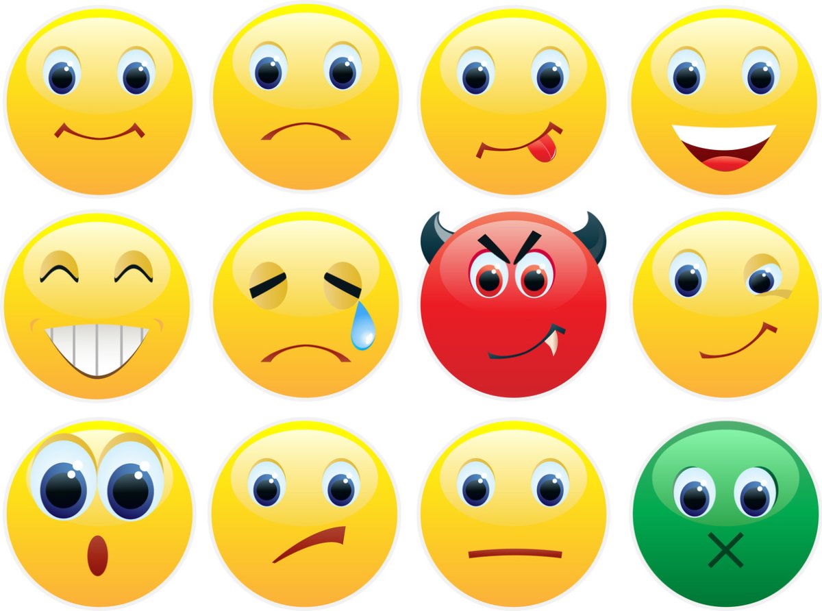 Веселый смайлик эмоции для детского сада