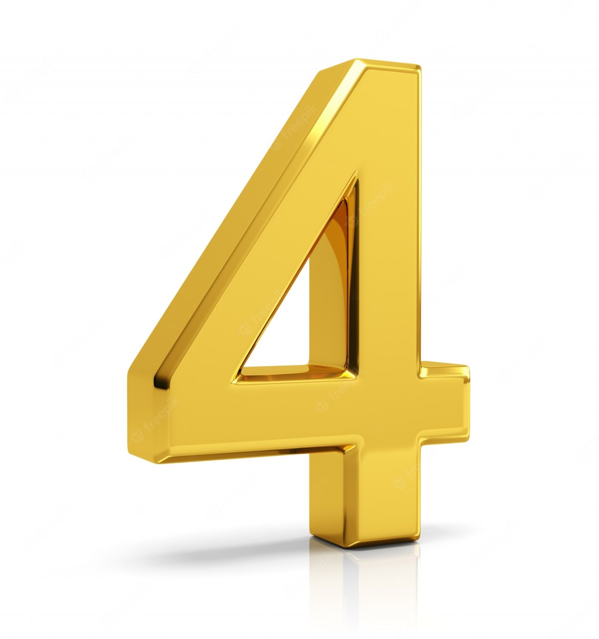 Четверка Золотая цифра