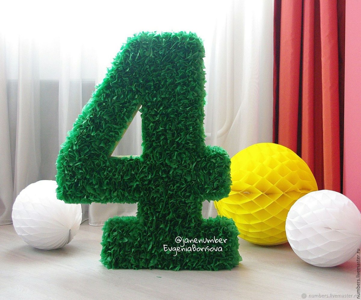 Объемные цифры