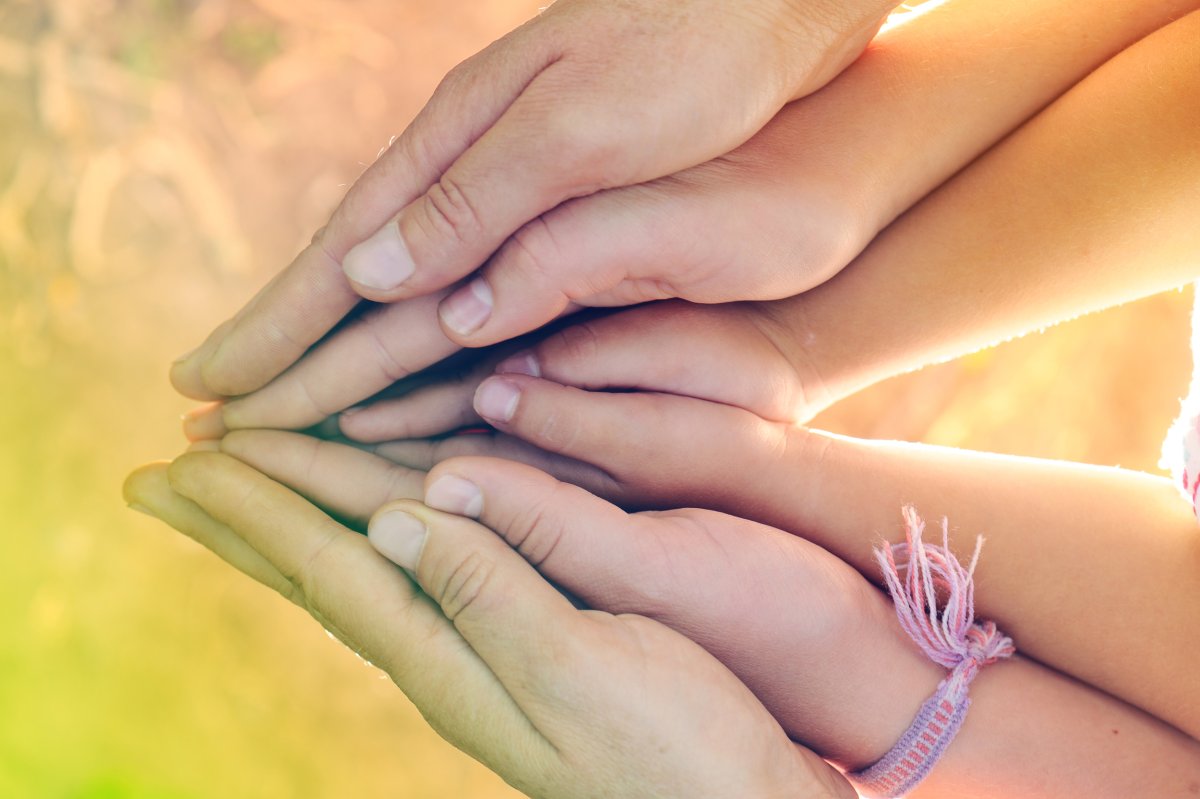 Фон семья руки