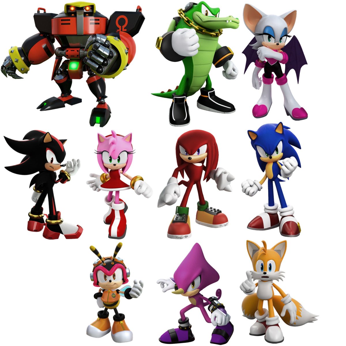 Соник бум персонажи