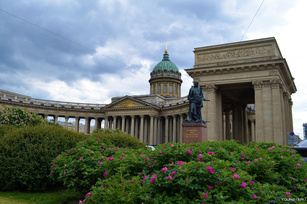 Питер Казанский собор ночью