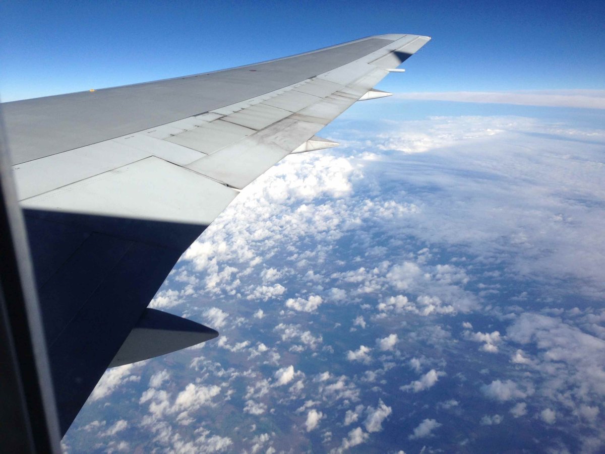 Вид из самолета