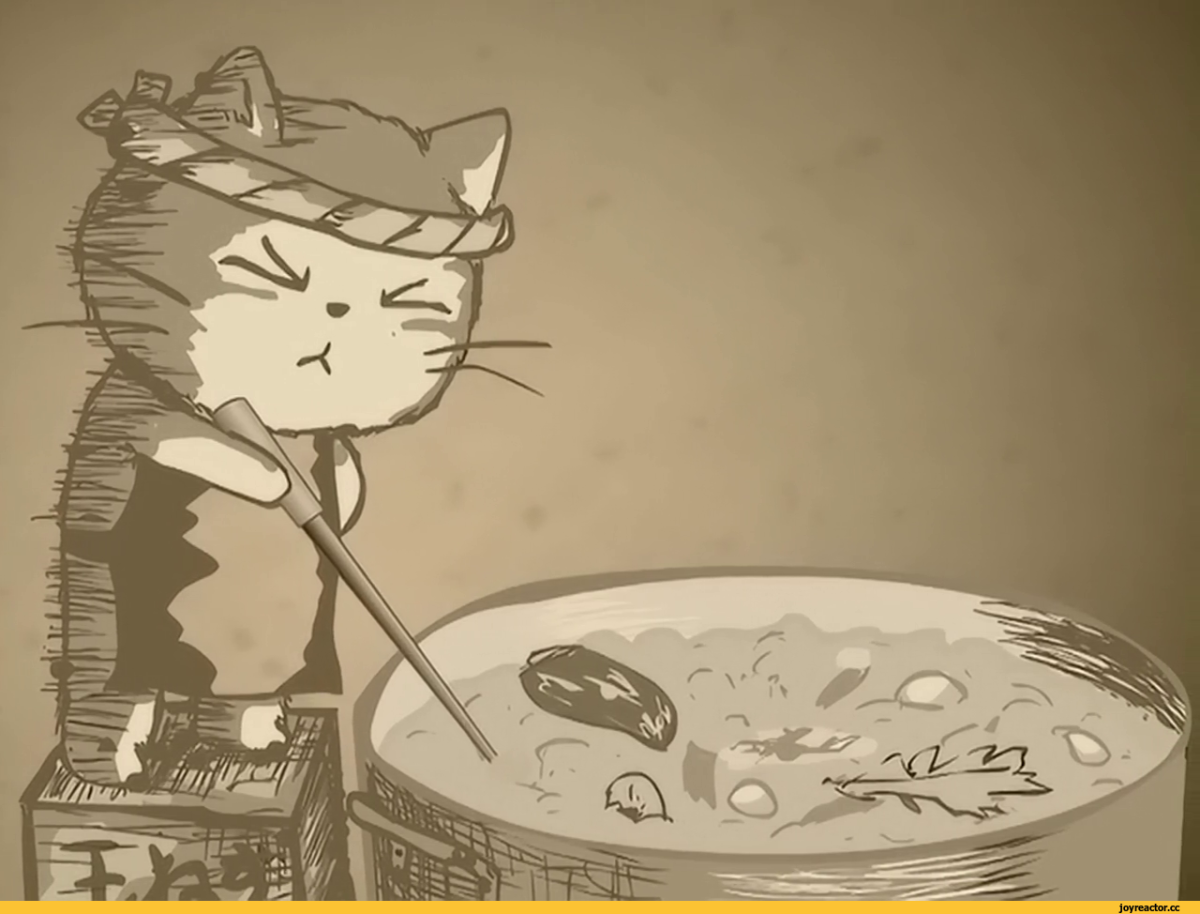 Кошачий суп аниме