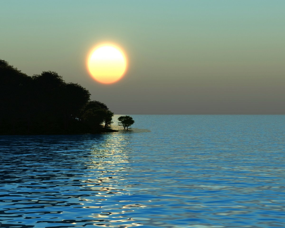 Луна над морем