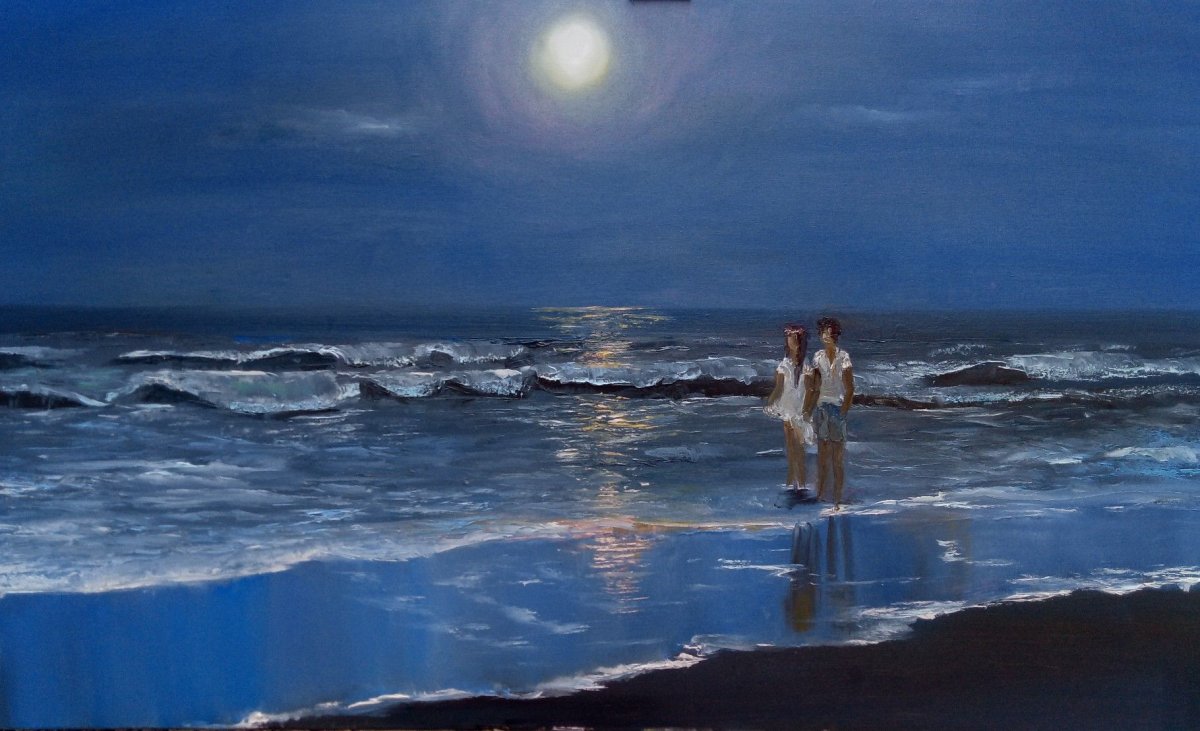 Луна над морем