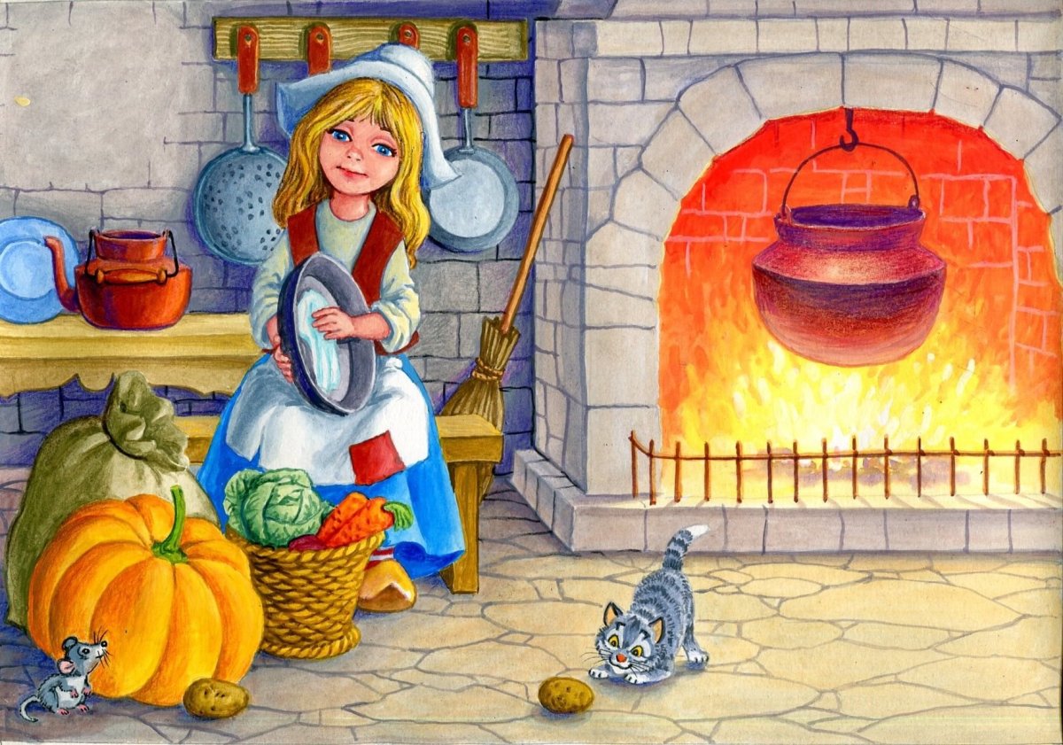 Иллюстрации к сказке Золушка Шарля Перро